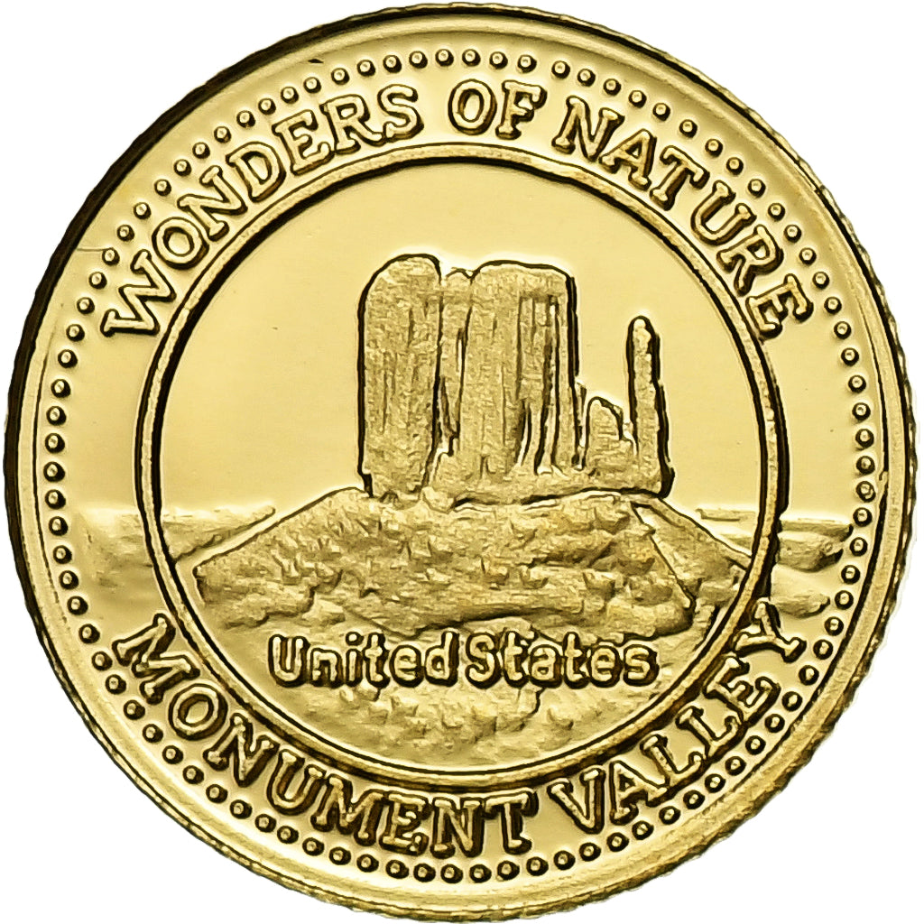 Fiji, Elizabeth II, 10 Dollars, Wonders of Nature, United States, 2011, Proof