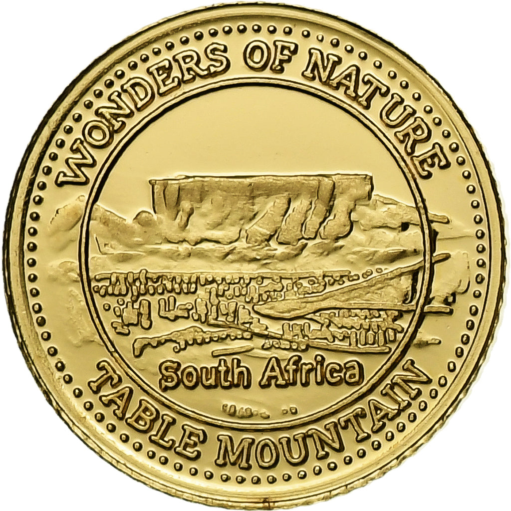 Fiji, Elizabeth II, 10 Dollars, Wonders of Nature, South Africa, 2011, Proof
