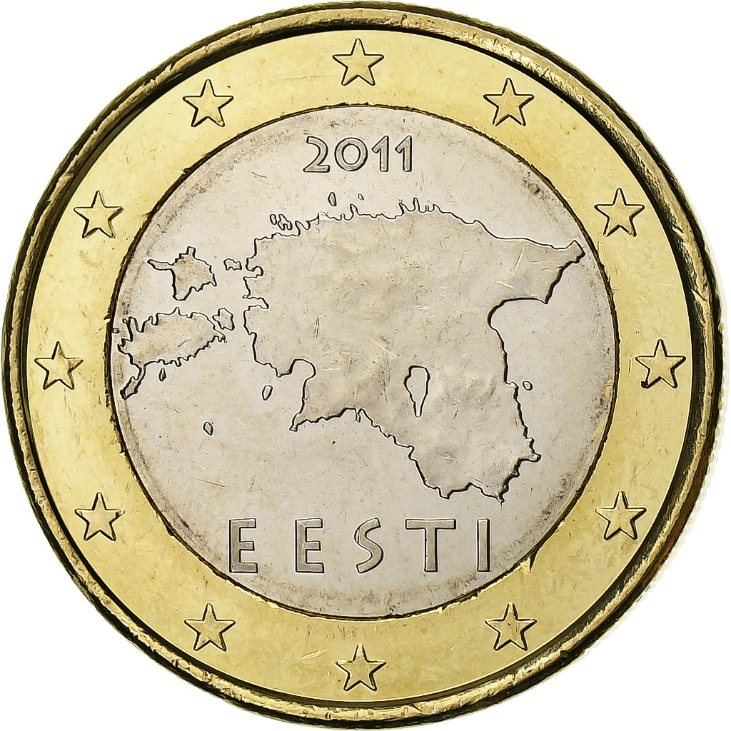 Estonia, Euro, BU, 2011, Vantaa, Bimetaliczny, AU(55-58)