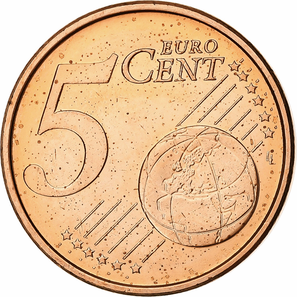 Estonie, 5 Euro Cent, BU, 2011, Vantaa, Cuivre plaqué acier, SUP
