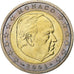 Monaco, Rainier III, 2 Euro, 2001, Monnaie de Paris, Bi-Metallic, MS(63)