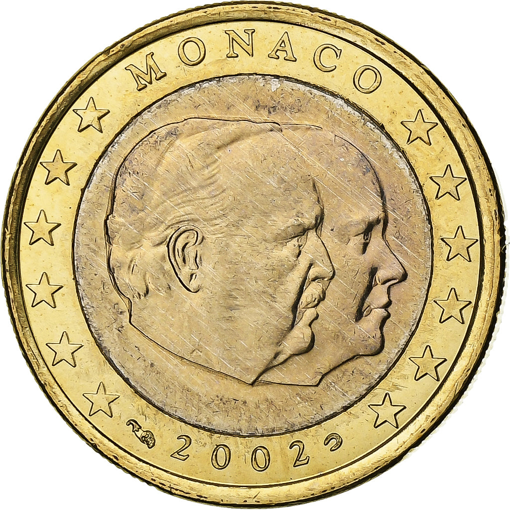 Mónaco, Rainier III, Euro, 2002, Monnaie de Paris, Bimetálico, SC