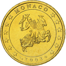Monaco, Rainier III, 50 Euro Cent, 2002, Monnaie de Paris, Nordic gold, SPL