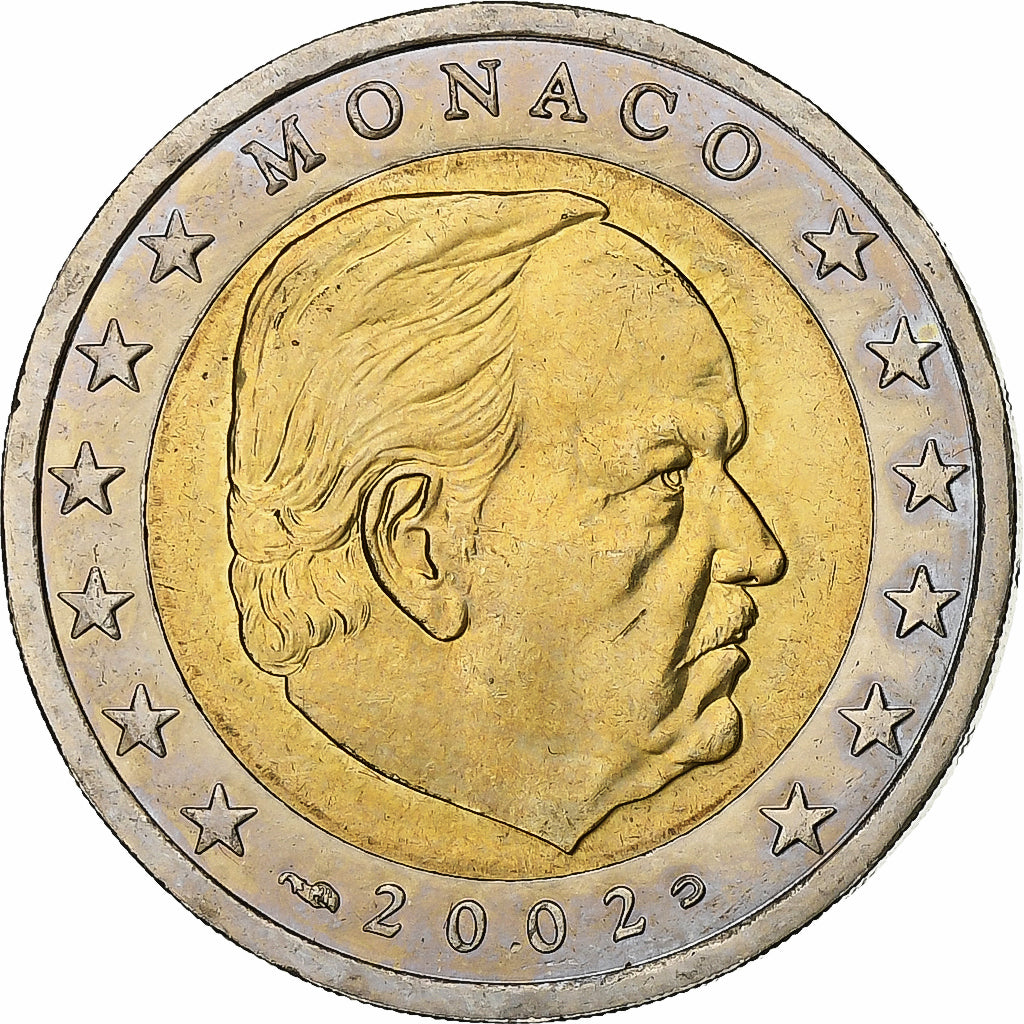 Monaco, Rainier III, 2 Euro, 2002, Monnaie de Paris, Bimétallique, SUP