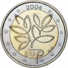 Finland, 2 Euro, Enlargement of EU, BU, 2004, Vantaa, Bi-Metallic, MS(63)