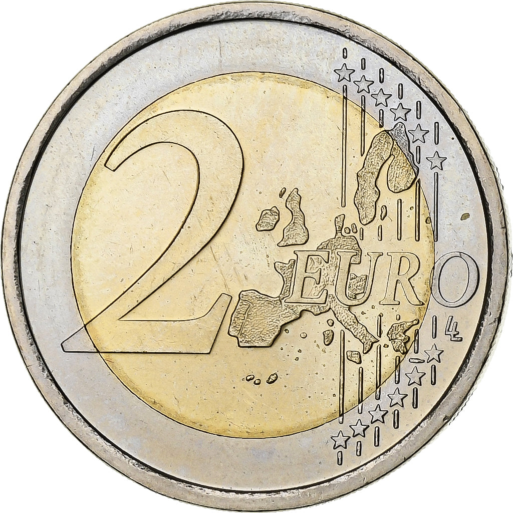 Finland, 2 Euro, Enlargement of EU, BU, 2004, Vantaa, Bi-Metallic, MS(63)
