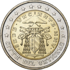 Vatican, Sede Vacante, 2 Euro, BU, 2005, Rome, Bi-Metallic, MS(63)