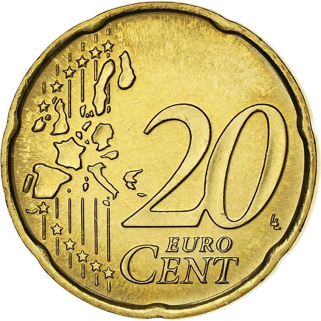 Vatican, Sede Vacante, 20 Euro Cent, BU, 2005, Rome, Or nordique, SPL