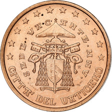 Vatican, Sede Vacante, 2 Euro Cent, BU, 2005, Rome, Copper Plated Steel, MS(63)