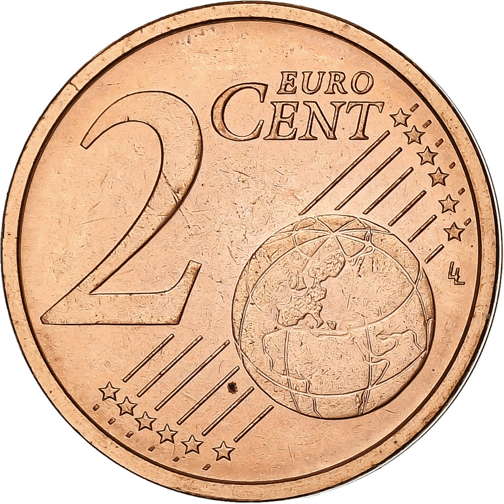 Vatican, Sede Vacante, 2 Euro Cent, BU, 2005, Rome, Copper Plated Steel, MS(63)