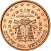 Vatican, Sede Vacante, Euro Cent, BU, 2005, Rome, Copper Plated Steel, MS(63)