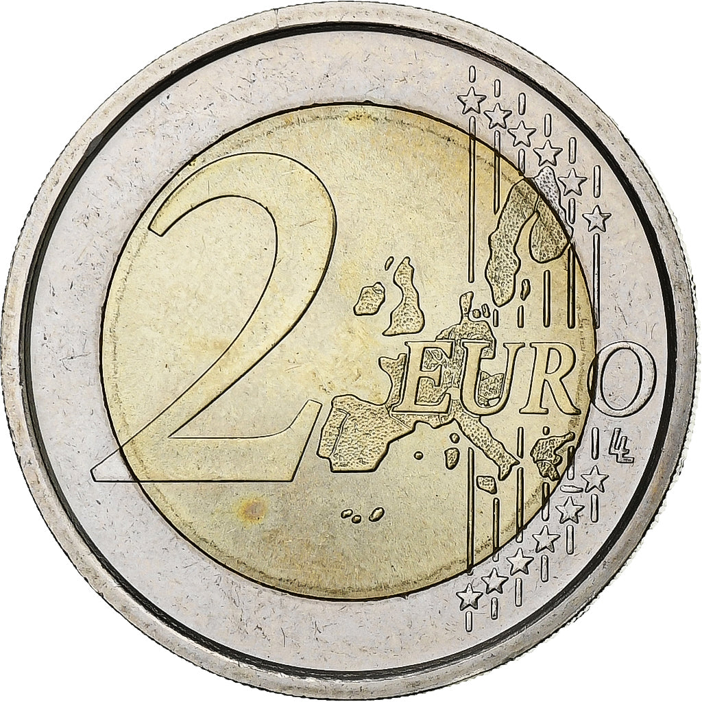 Vatican, John Paul II, 2 Euro, BU, 2004, Rome, Bi-Metallic, MS(63)