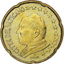 Vatikan, John Paul II, 20 Euro Cent, BU, 2004, Rome, Nordic gold, VZ