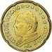 Vatikan, John Paul II, 20 Euro Cent, BU, 2004, Rome, Nordic gold, VZ