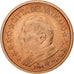 Vatican, John Paul II, 2 Euro Cent, BU, 2004, Rome, Copper Plated Steel, MS(63)