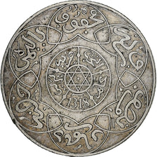Morocco, Abdelaziz, 2-1/2 Dirhams, AH 1318/1901, Berlin, Silver, AU(55-58)