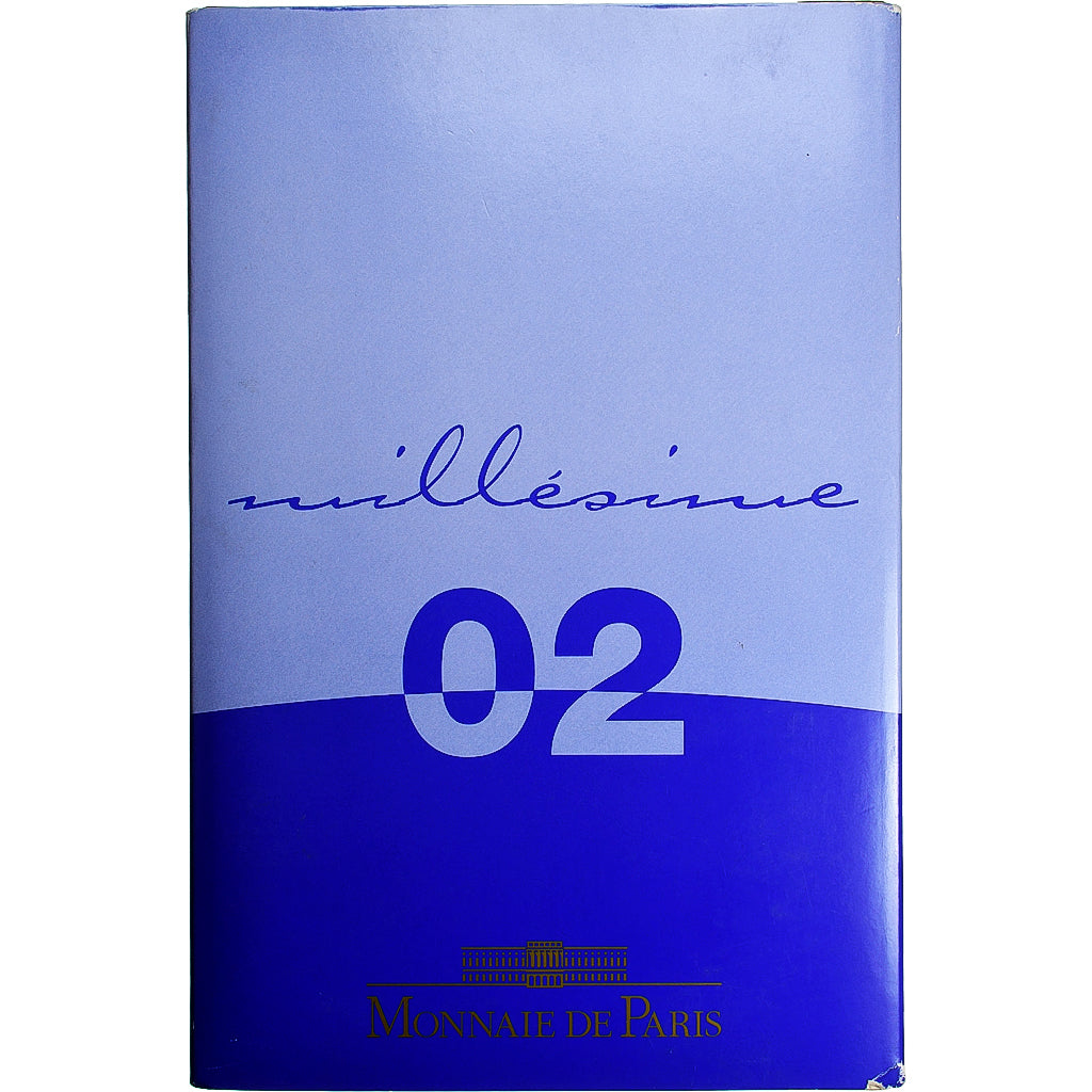 Francja, Coffret 1c. à 2€, Proof, 2002, Monnaie de Paris, ND, MS(65-70)