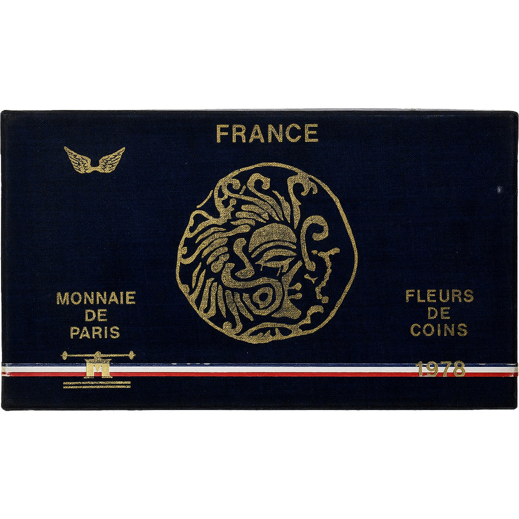 France, Coffret 1 c. à 50 frs., 1978, Monnaie de Paris, FDC, FDC
