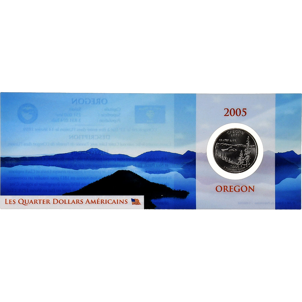 Verenigde Staten, quarter dollar, Oregon, 2005, Philadelphia, Cupro-nikkel, FDC