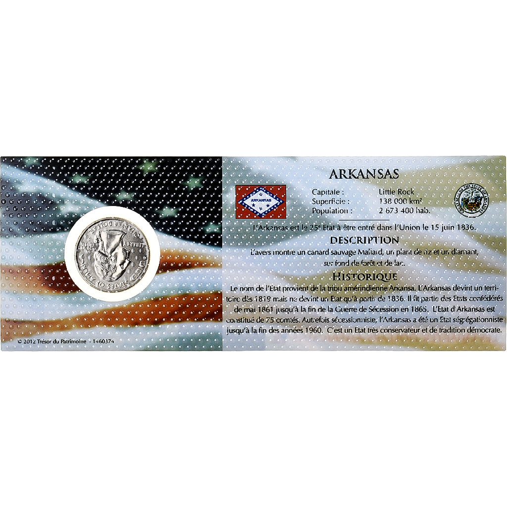 Verenigde Staten, quarter dollar, Arkansas, 2003, Philadelphia, Cupro-nikkel