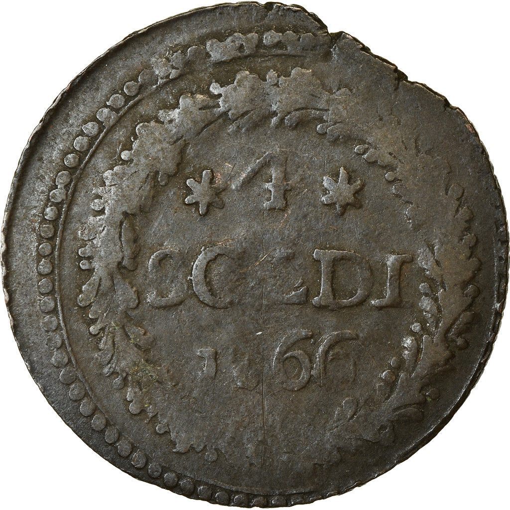 Munten, Italiaanse staten, CORSICA, General Pasquale Paoli, 4 Soldi, 1766