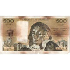 France, 500 Francs, Pascal, 1976-04-01, S.5967993, VF(20-25)