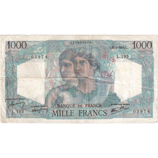 Francia, 1000 Francs, Minerve et Hercule, 1946-02-21, L.19303974, MB+