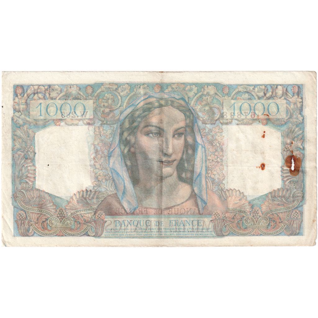 Francja, 1000 Francs, Minerve et Hercule, 1946-05-16, W.28567838, EF(40-45)