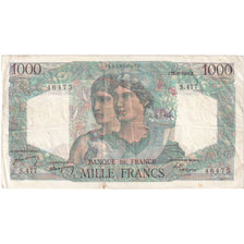 France, 1000 Francs, Minerve et Hercule, 1948-08-26, S.47746475, VF(30-35)