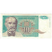 Banknot, Jugosławia, 10 Dinara, KM:138a, EF(40-45)