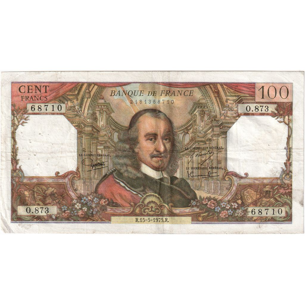 Frankrijk, 100 Francs, Corneille, 1975-05-15, O.87368710, TTB
