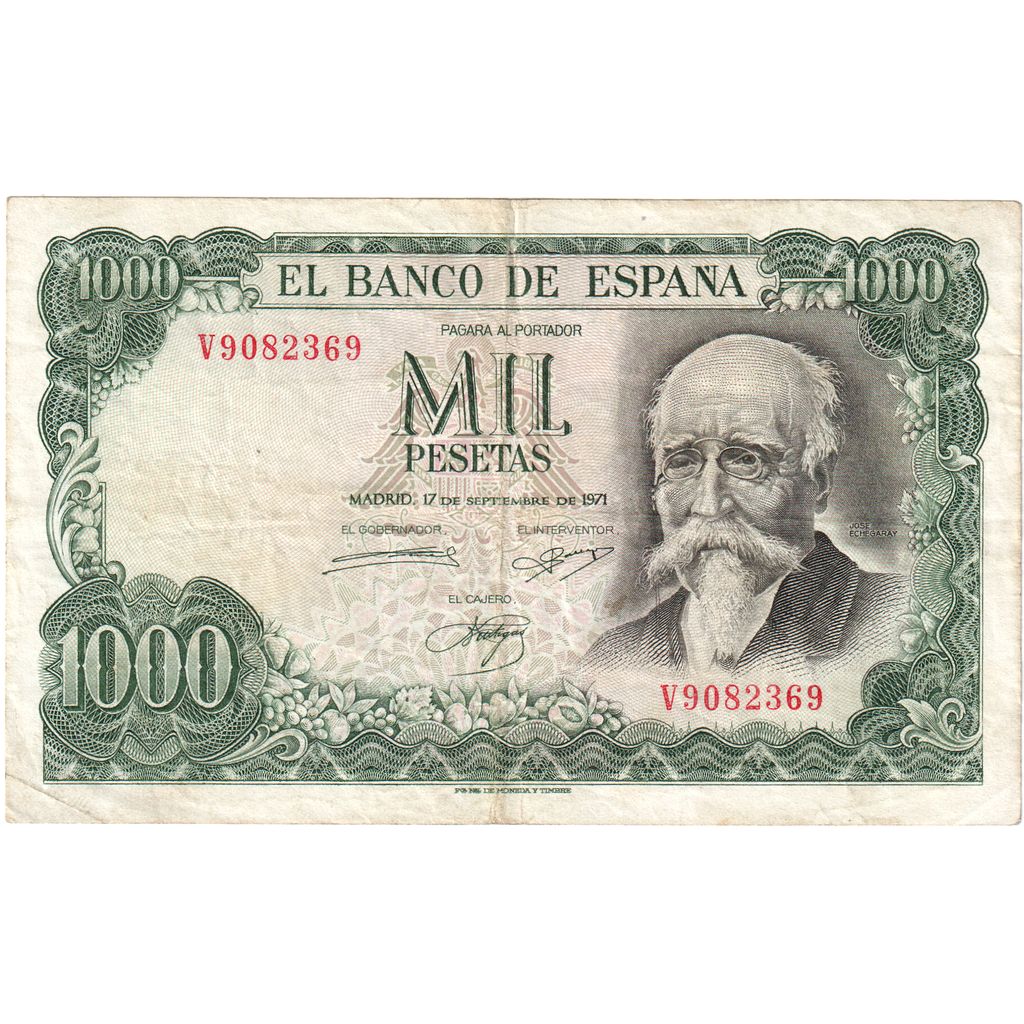 España, 1000 Pesetas, 1971-09-17, MBC
