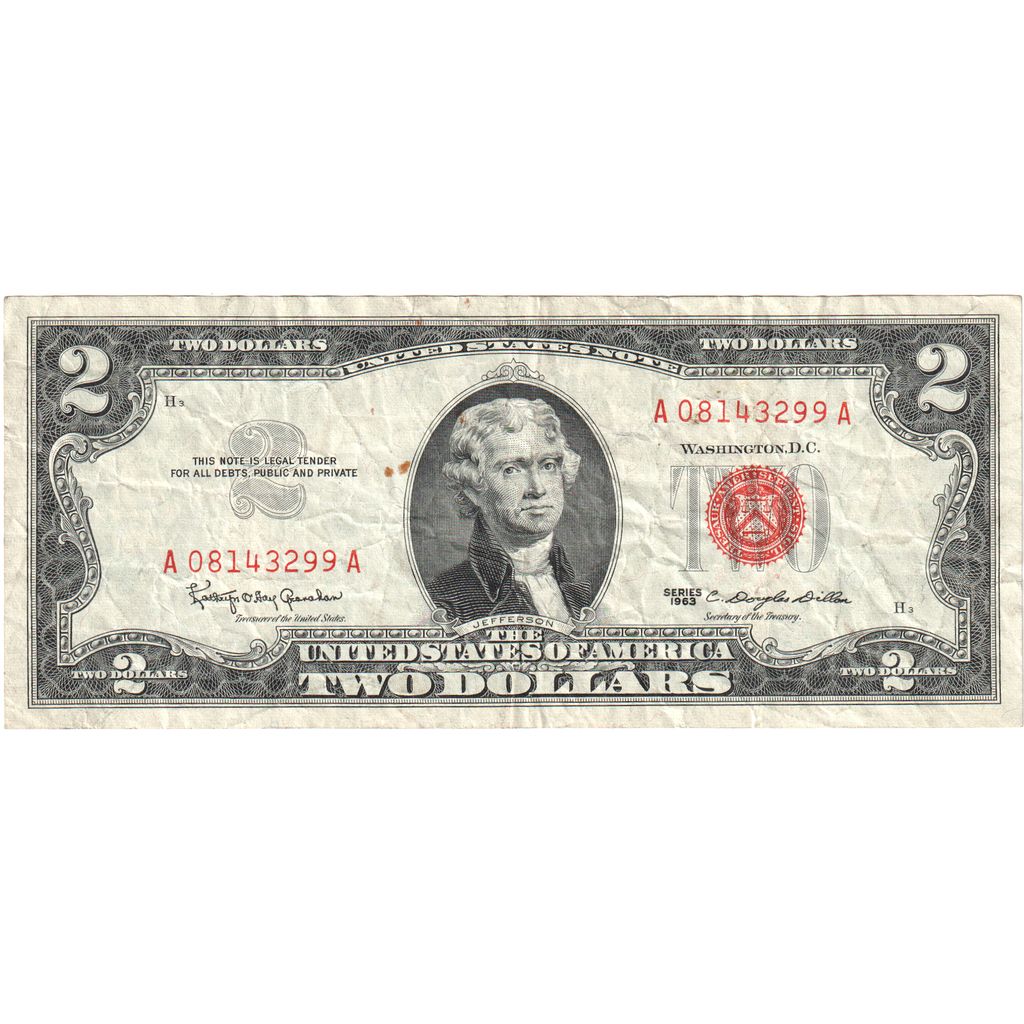 États-Unis, Two Dollars, TTB