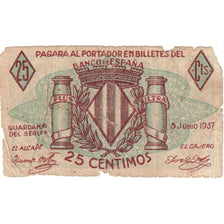 Spanien, 25 Centimes, 1937-06-05, Monnaie de nécessité, S