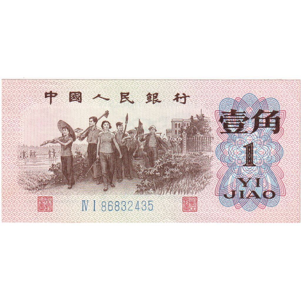 China, 1 Jiao, UNZ