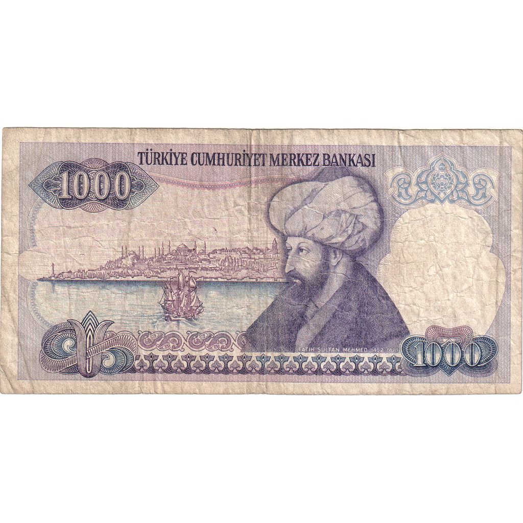 Turkije, 1000 Lira, TB