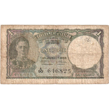 Ceilán, 1 Rupee, 1948-06-01, BC