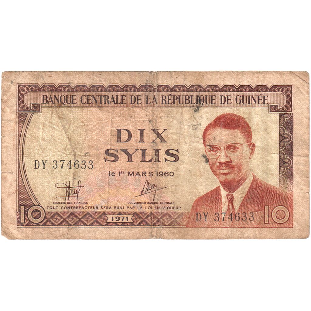 Guinea, 10 Sylis, 1960-03-01, S