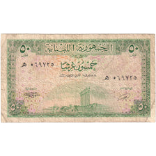 Libanon, 50 Piastres, TB