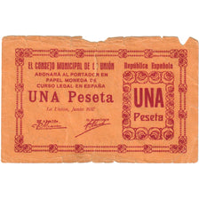 Spain, 1 Peseta, VF(20-25)