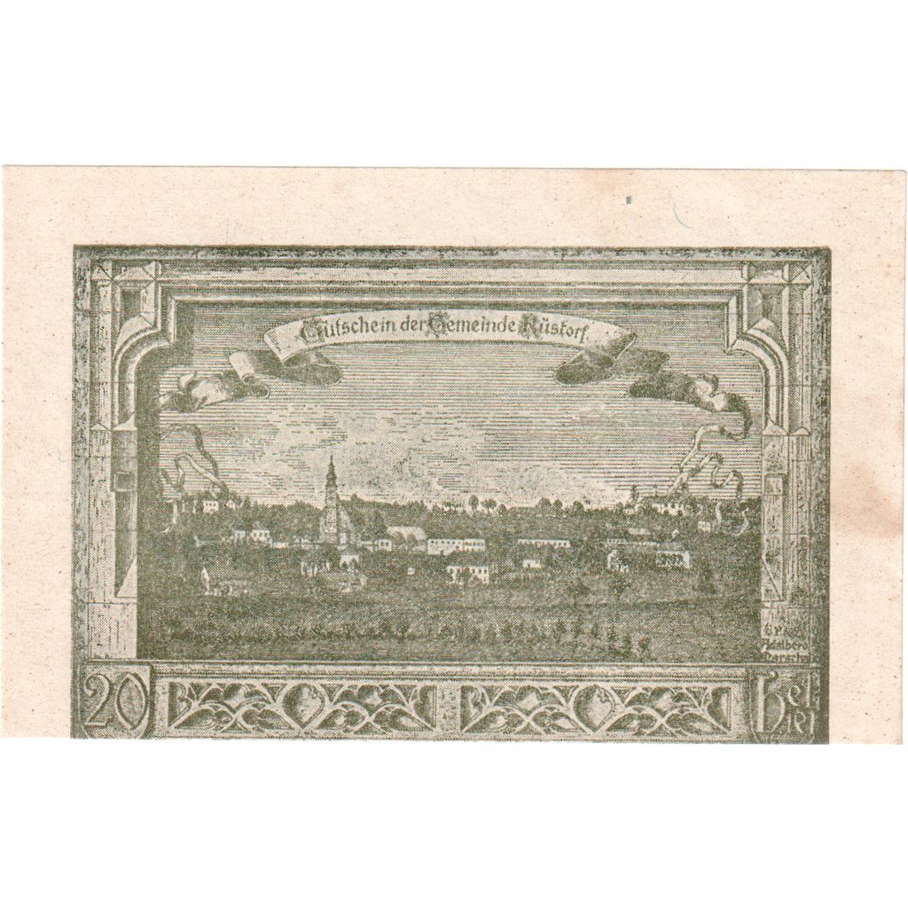 Austria, Rustorf, 20 Heller, 1920-12-31, UNC(63)