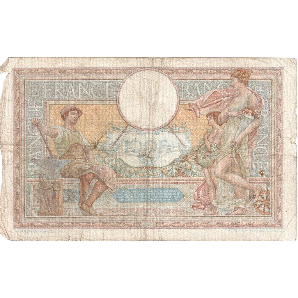 Frankreich, 100 Francs, Luc Olivier Merson, 1939-02-02, P.64155936, S+