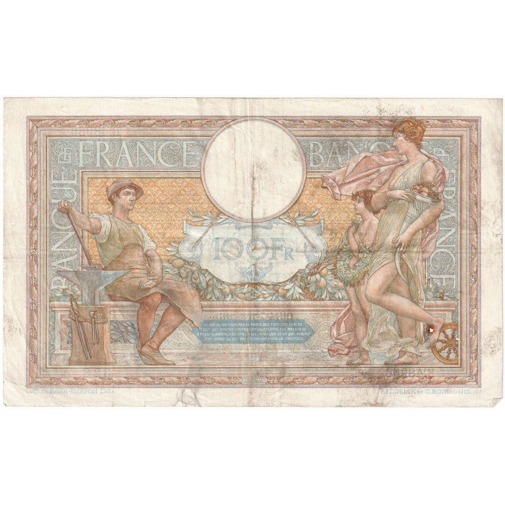 Frankreich, 100 Francs, Luc Olivier Merson, 1935-07-04, E.48956328, SS
