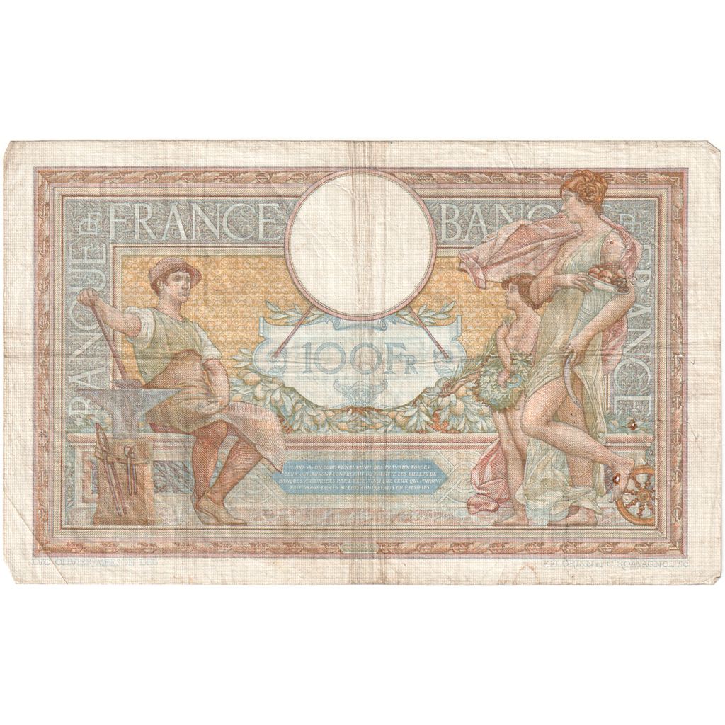 France, 100 Francs, Luc Olivier Merson, 1936-12-31, P.52833953, EF(40-45)