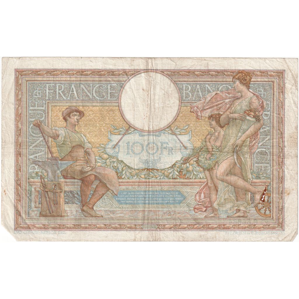 Frankreich, 100 Francs, Luc Olivier Merson, 1937-12-30, C.56664755, S+