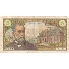 France, 5 Francs, Pasteur, 1969-09-04, M.11302399, VF(20-25)