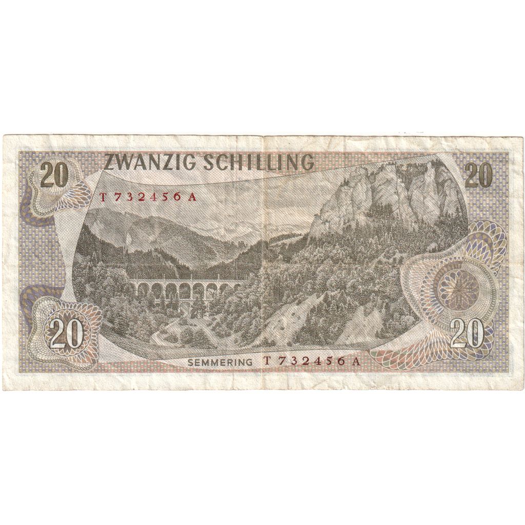 Austria, 20 Schilling, 1967-07-02, EF(40-45)