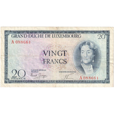 Luxemburgo, 20 Francs, MBC