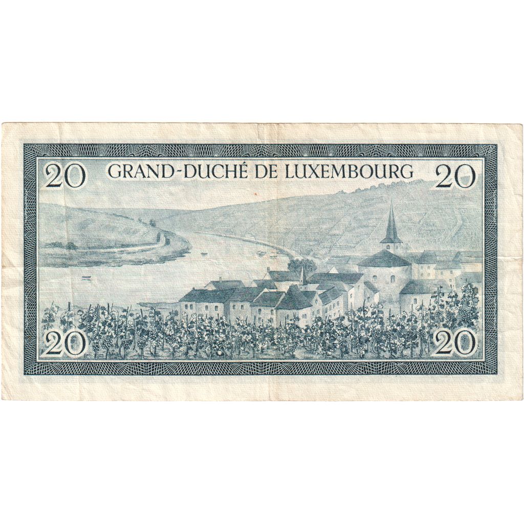 Luxemburgo, 20 Francs, MBC