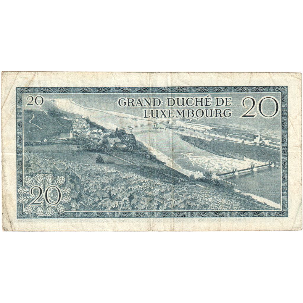 Luxembourg, 20 Francs, 1966-03-07, VF(30-35)
